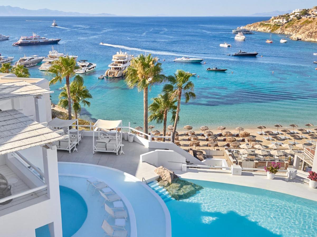 Mykonos Blu, Grecotel Boutique Resort Pszarú Kültér fotó