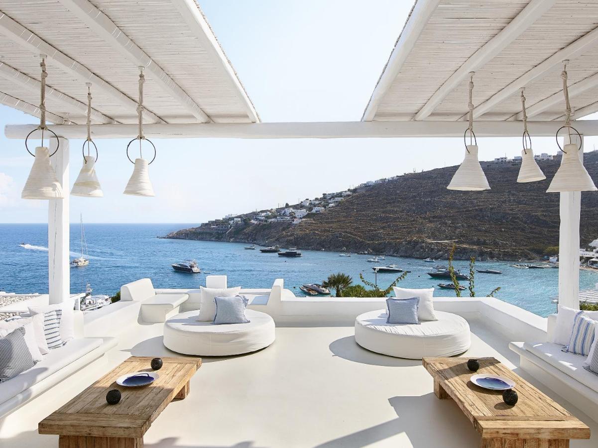 Mykonos Blu, Grecotel Boutique Resort Pszarú Kültér fotó