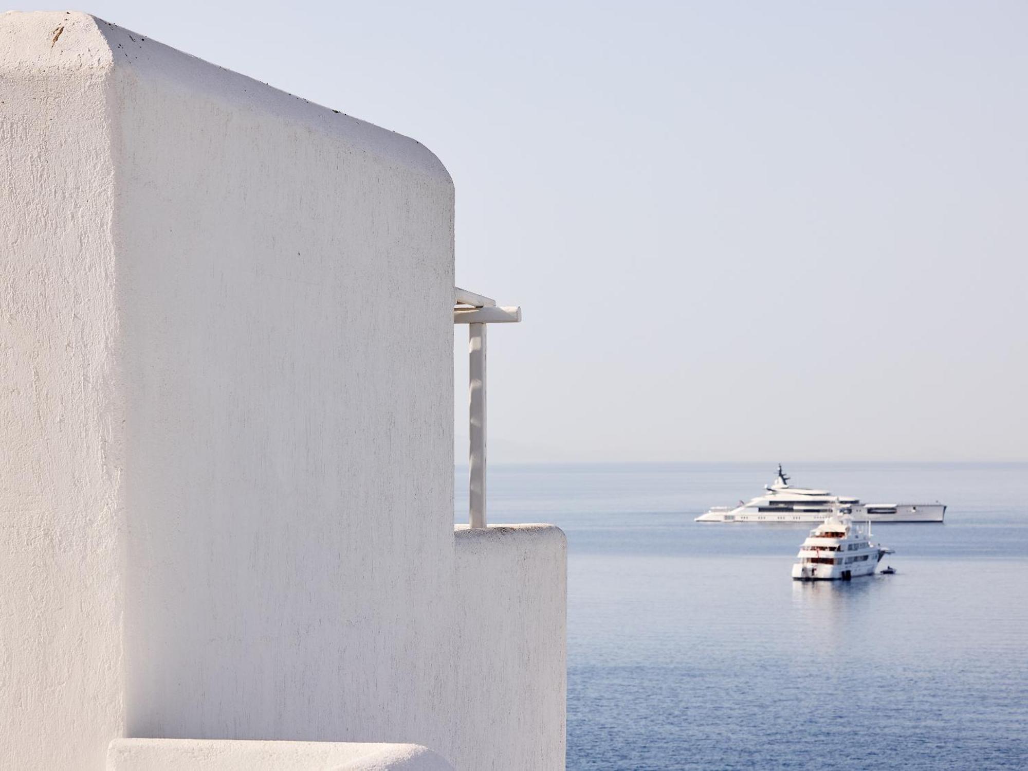 Mykonos Blu, Grecotel Boutique Resort Pszarú Kültér fotó