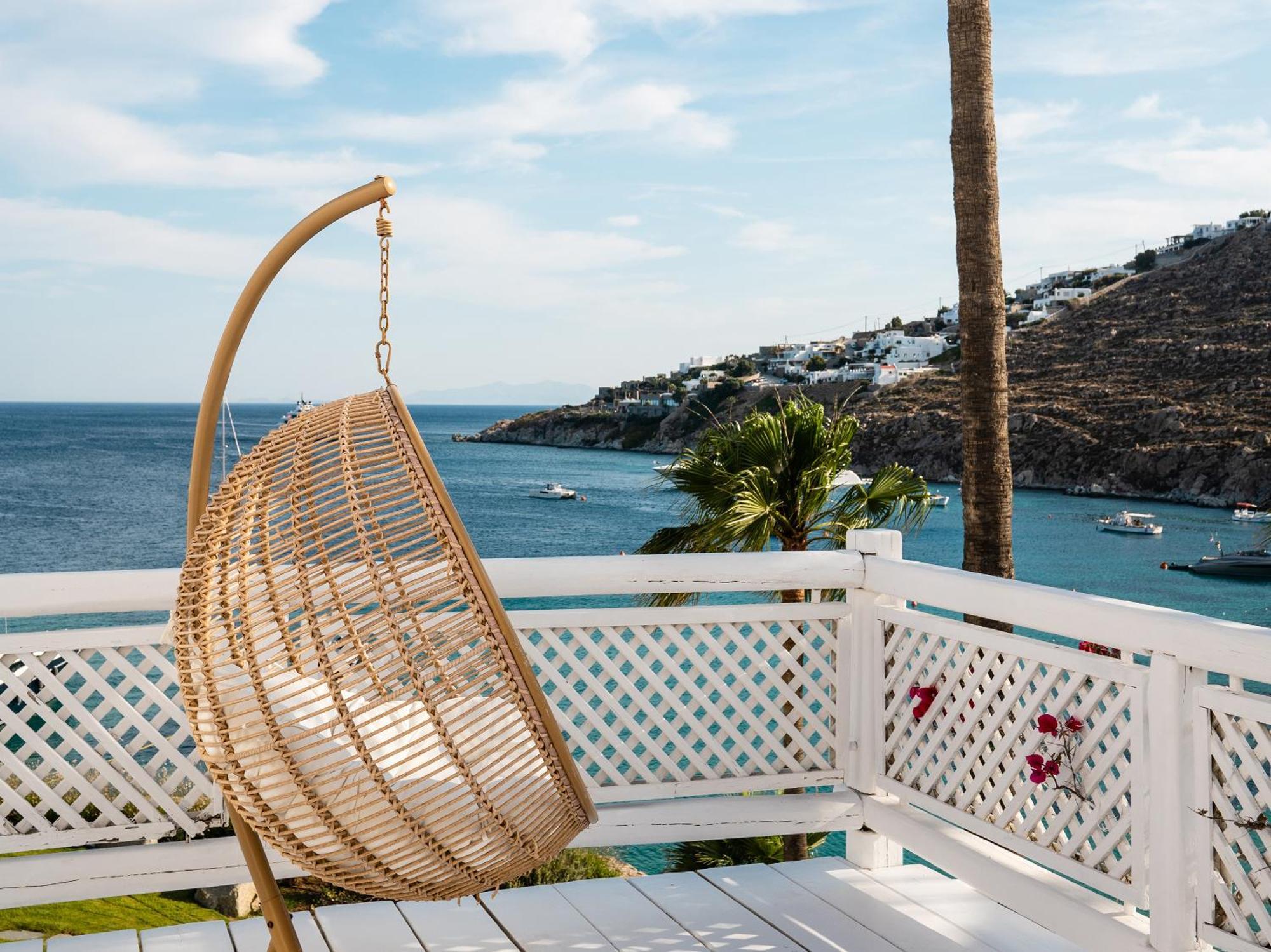 Mykonos Blu, Grecotel Boutique Resort Pszarú Kültér fotó