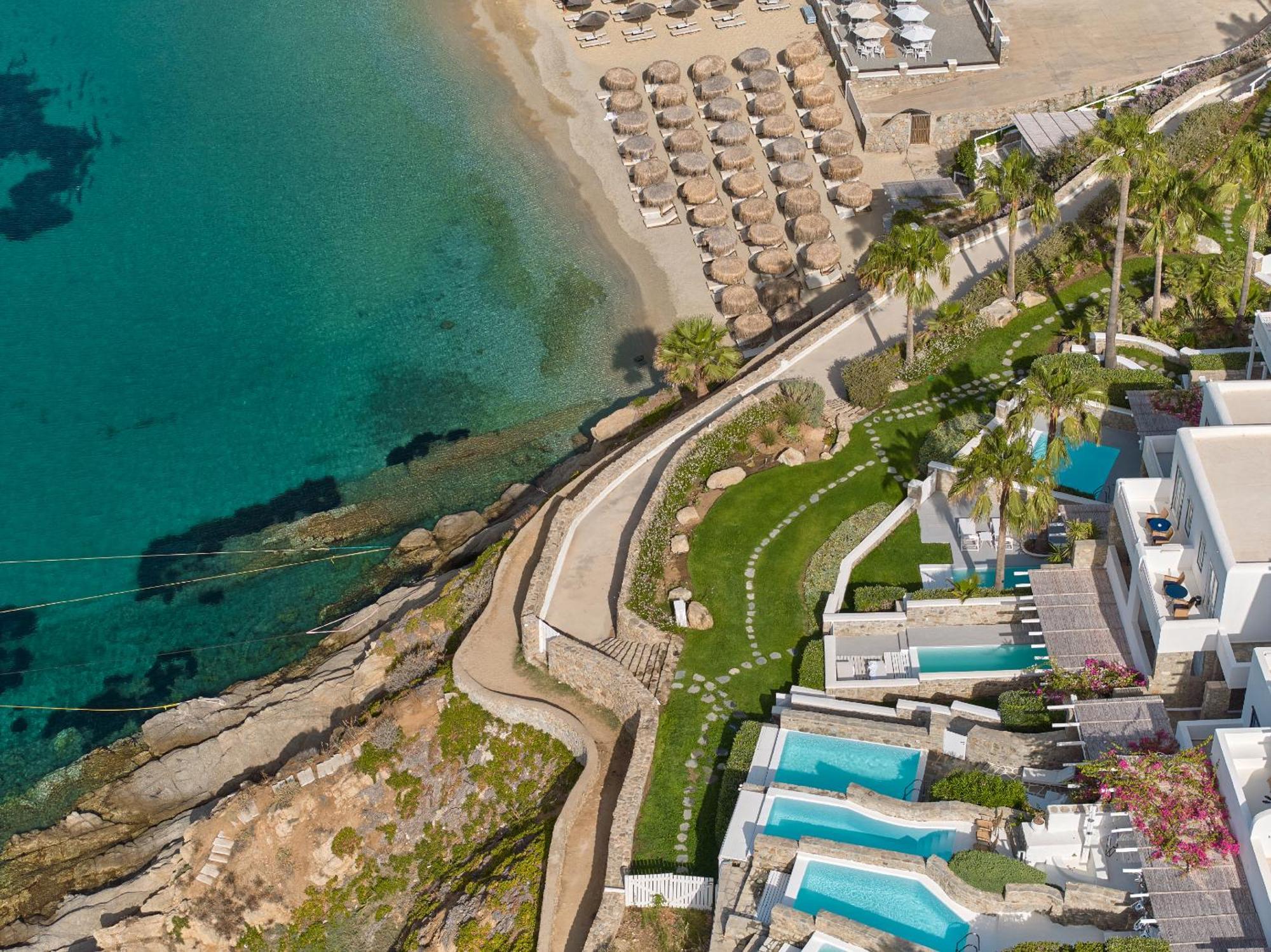 Mykonos Blu, A Grecotel Resort To Live Pszarú Kültér fotó