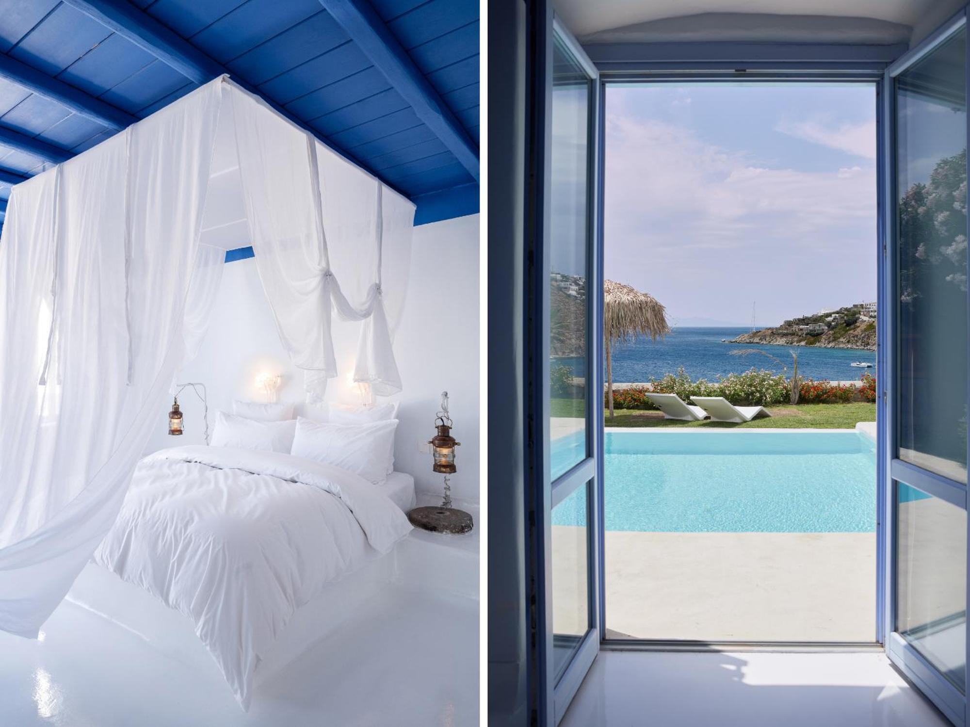 Mykonos Blu, Grecotel Boutique Resort Pszarú Kültér fotó