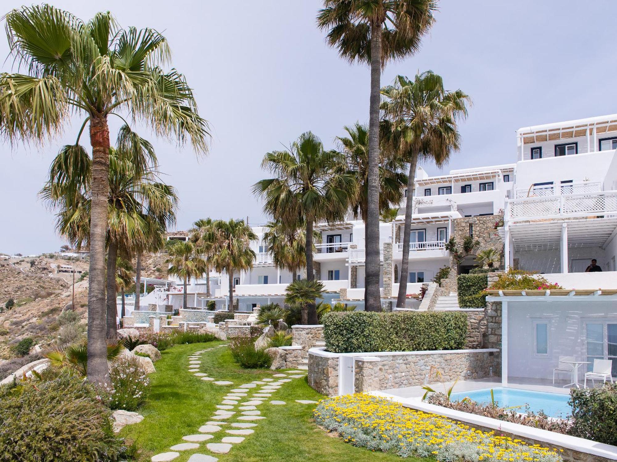 Mykonos Blu, Grecotel Boutique Resort Pszarú Kültér fotó