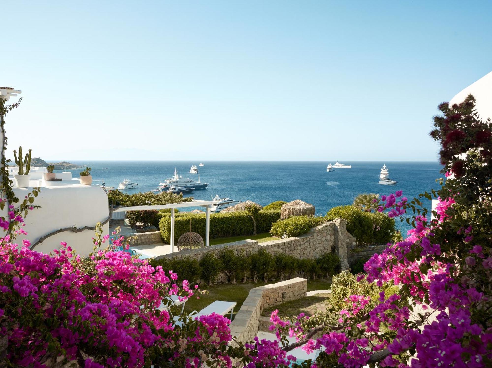 Mykonos Blu, Grecotel Boutique Resort Pszarú Kültér fotó