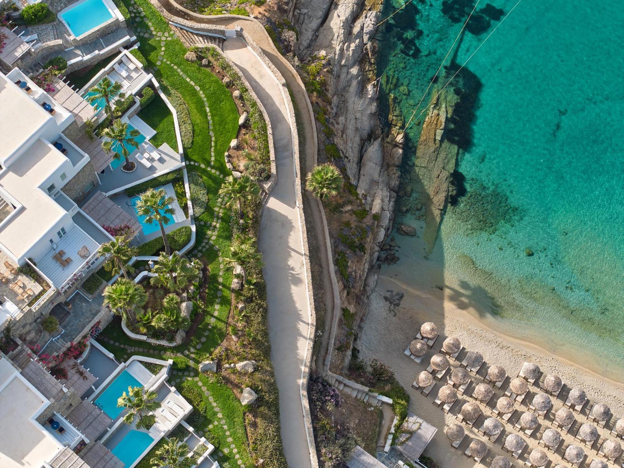 Mykonos Blu, A Grecotel Resort To Live Pszarú Kültér fotó